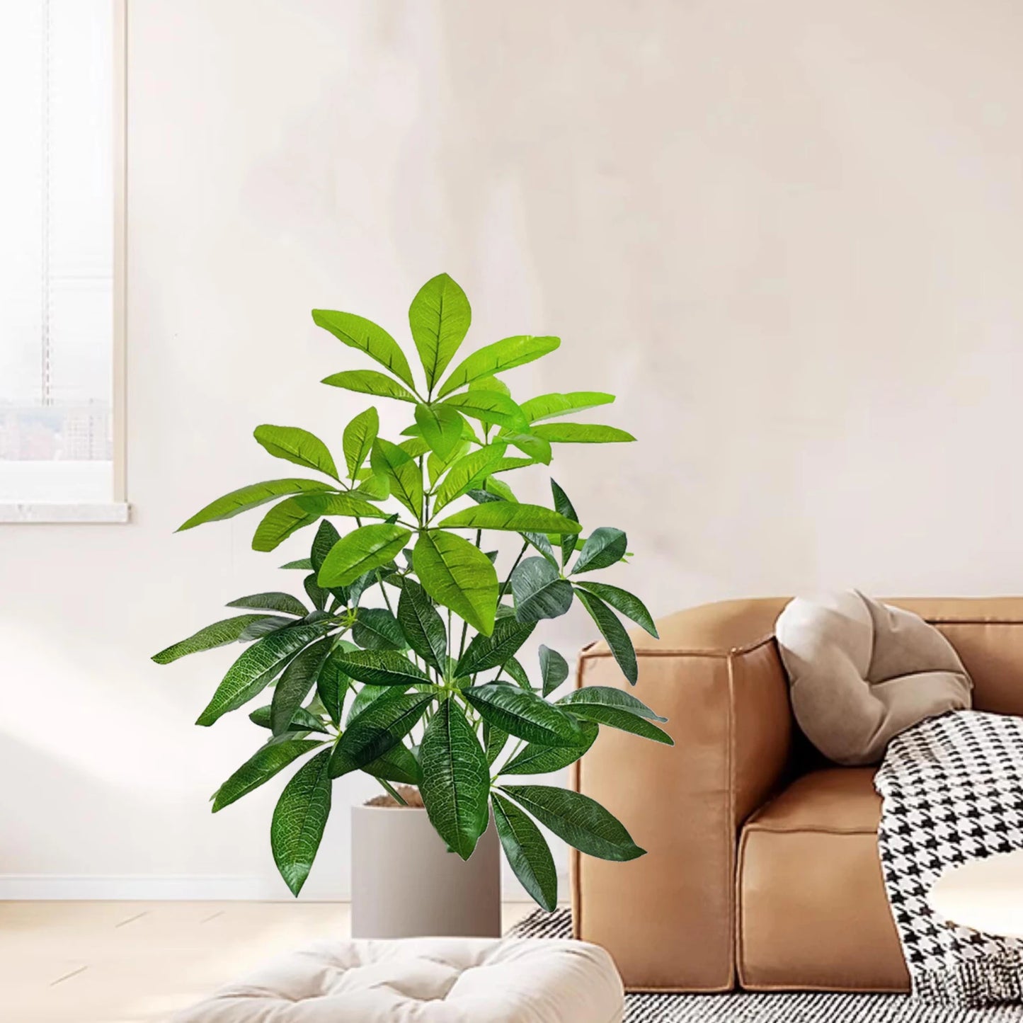 Planta Artificial Monstera Deliciosa de 53-68 cm para Decoración del Hogar y Oficina