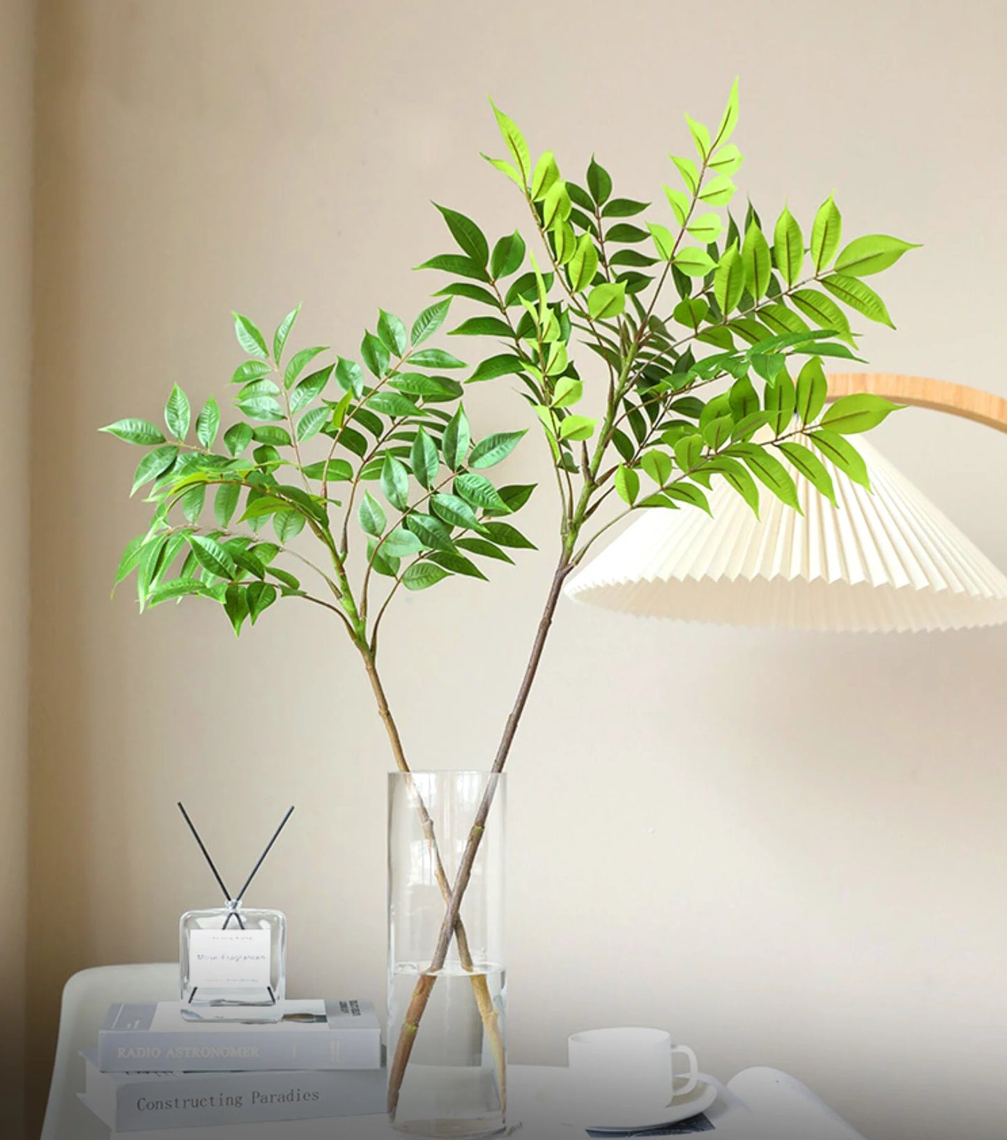 Árbol de Ficus Artificial de 92-140cm - Hojas de Palma Verdes para Decoración de Interiores y Jardines